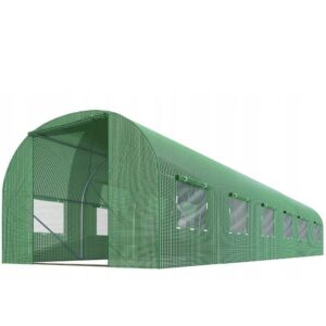 TUNEL FOLIOWY OGRODNICZY OGRODOWY SZKLARNIA NA WARZYWA OWOCE PLONOS ZIELONY