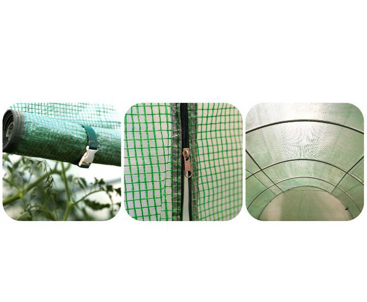 PLONOS TUNEL FOLIOWY OGRODOWY SZKLARNIA 2,5x4m FOLIA 10m2 PROFIL 25 x 0,7mm - obrazek 5