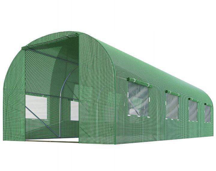 PLONOS TUNEL FOLIOWY OGRODOWY SZKLARNIA 2,5x4m FOLIA 10m2 PROFIL 25 x 0,7mm