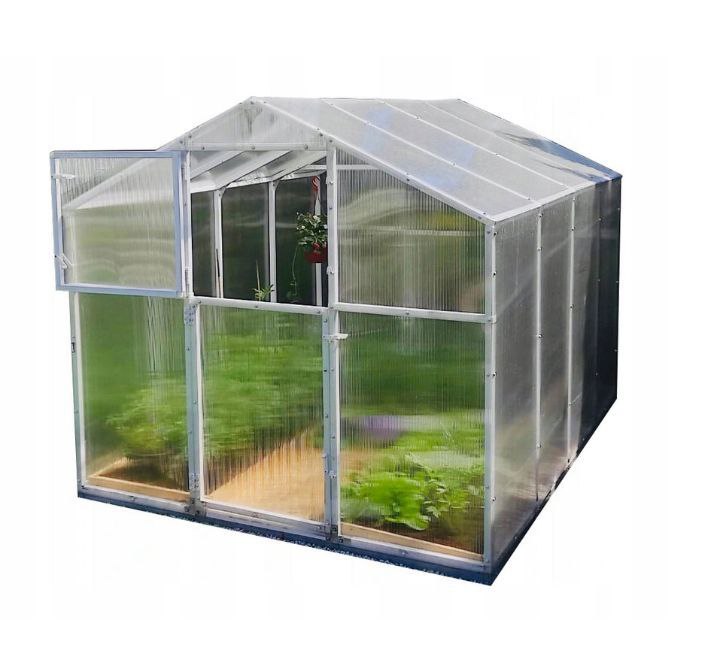 SZKLARNIA OGRODOWA Z POLIWĘGLANU 5,6m2 TUNEL POLIWĘGLANOWY 210X270 PTF